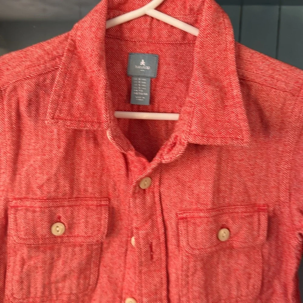 Baby gap 4 salmon colored button down